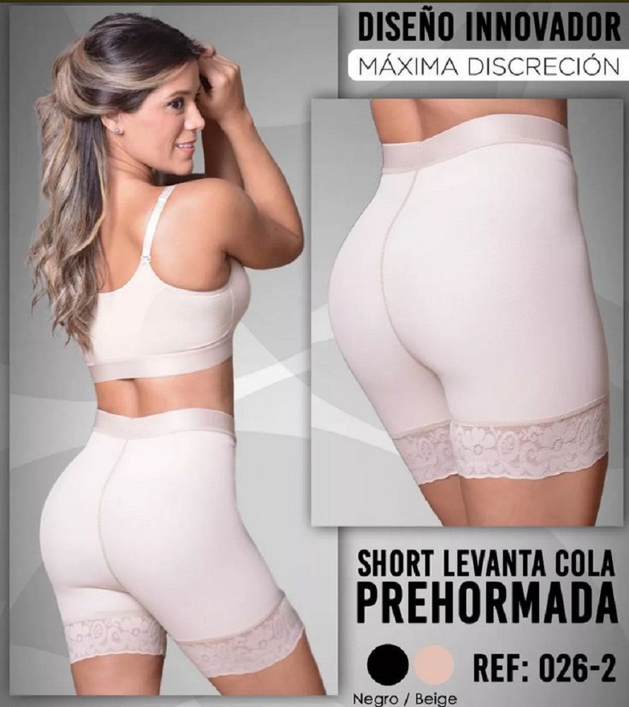 Panty Short Invisible Colombiano Efecto Moldeador Original