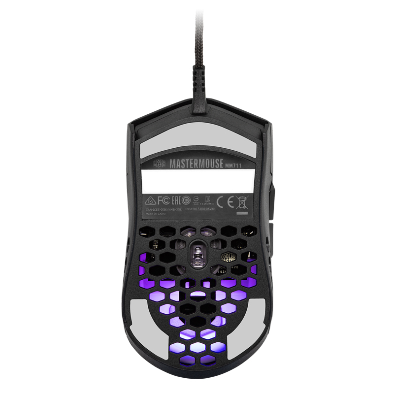 Mouse Cooler Master MM711 Black RGB 16K dpi