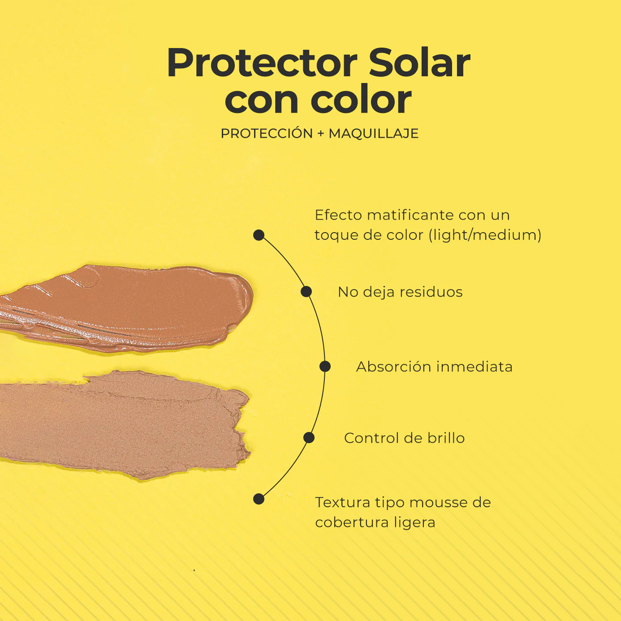 Protector Solar Facial Uv Defender 50ml con Color Envera Medium
