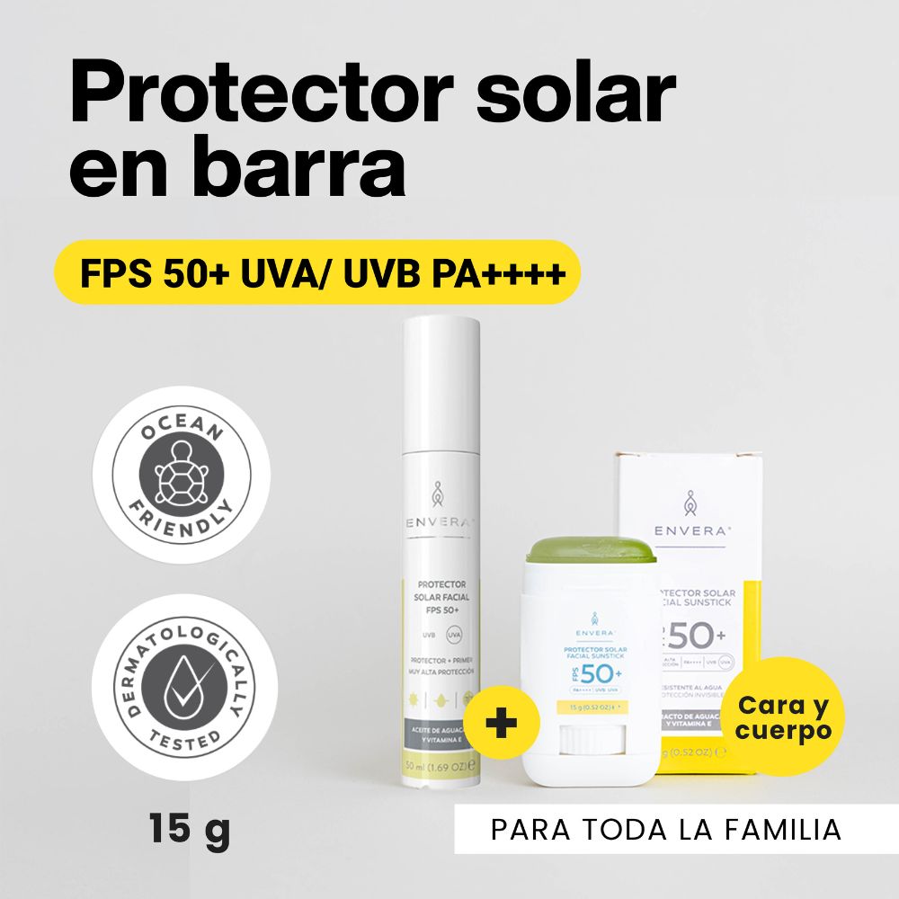 Kit Protector Facial PRIMER + Bloqueador en Barra FPS 50+