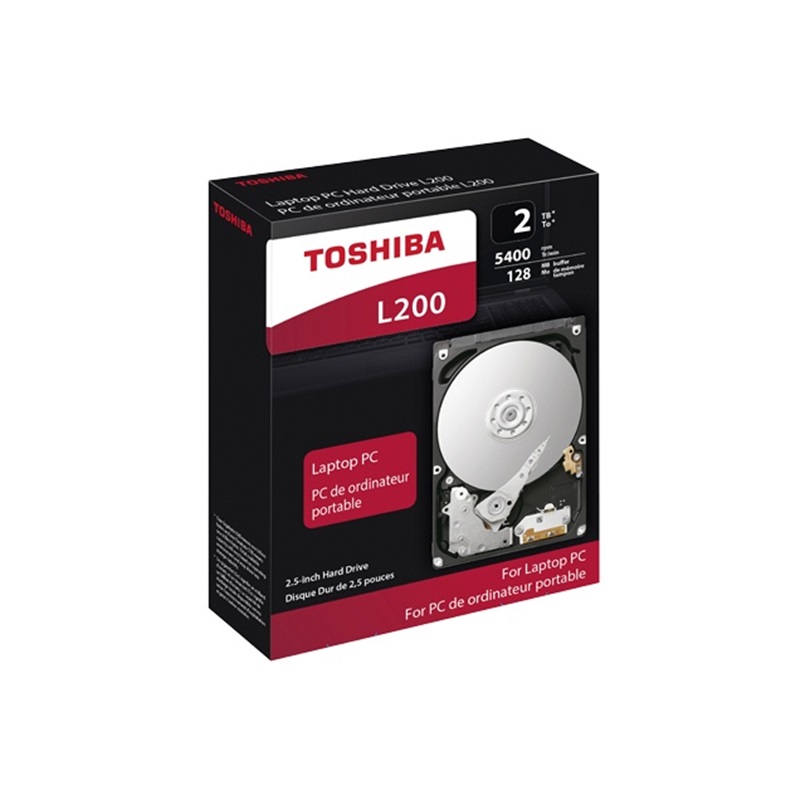 Disco Duro Interno Toshiba L200 2.5", 2TB, SATAIII, 6 Gbit/s, 5400RPM, 128MB Caché