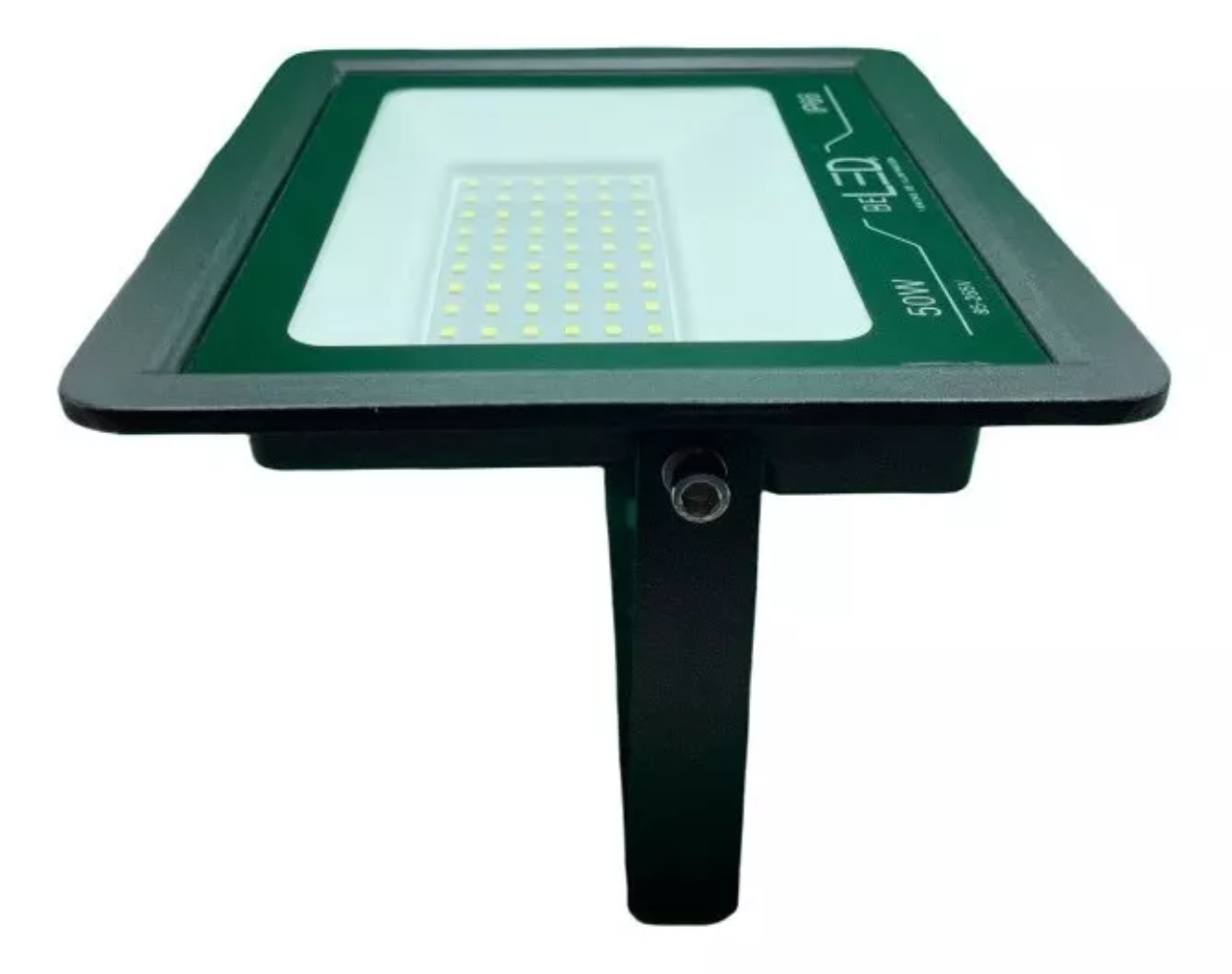 Reflector Led 50w Ultradelgado Exterior Alta Potencia Negro IP66