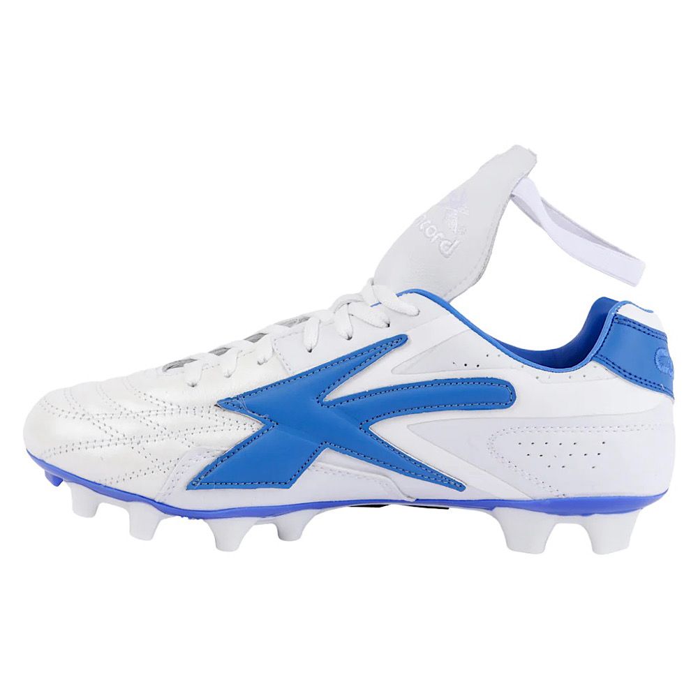 Tenis Concord Futbol Tachones Blanco/Azul 100% Piel S160XA