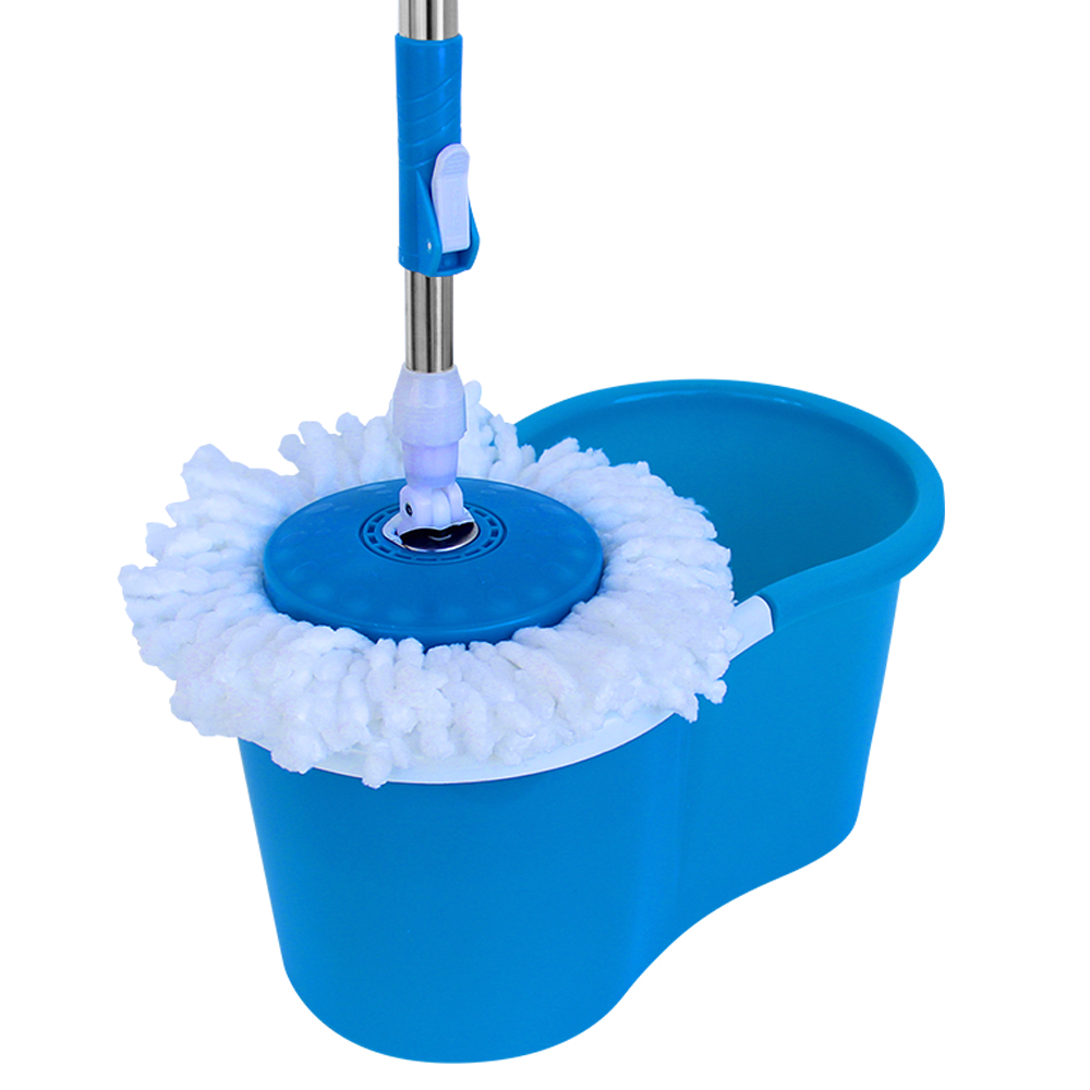 Trapeador Giratorio Spin Mop 360 Sistema De Limpieza, Azul 