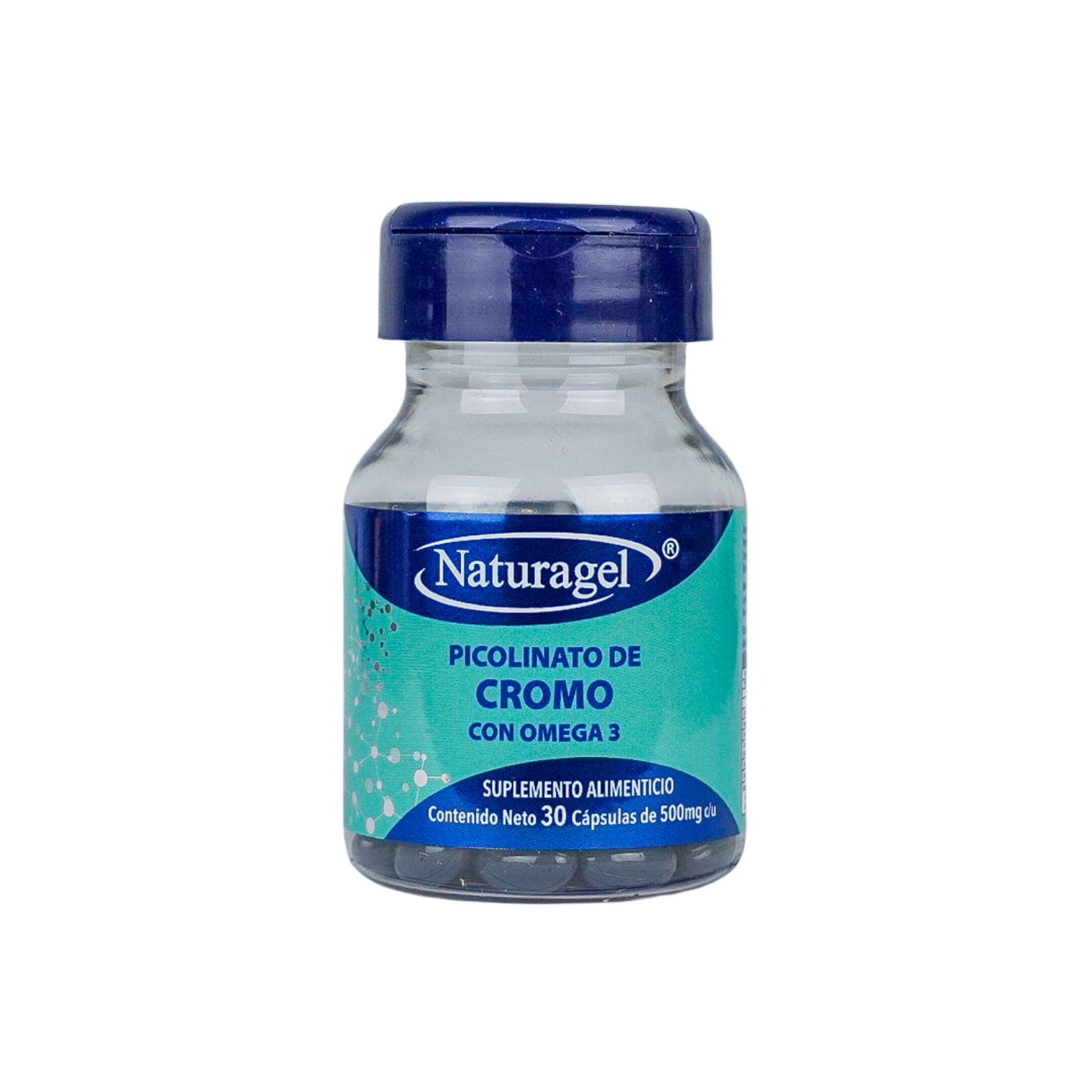 Naturagel | Picolinato de Cromo con Omega 3 | Control de Peso y Mejora Metabólica