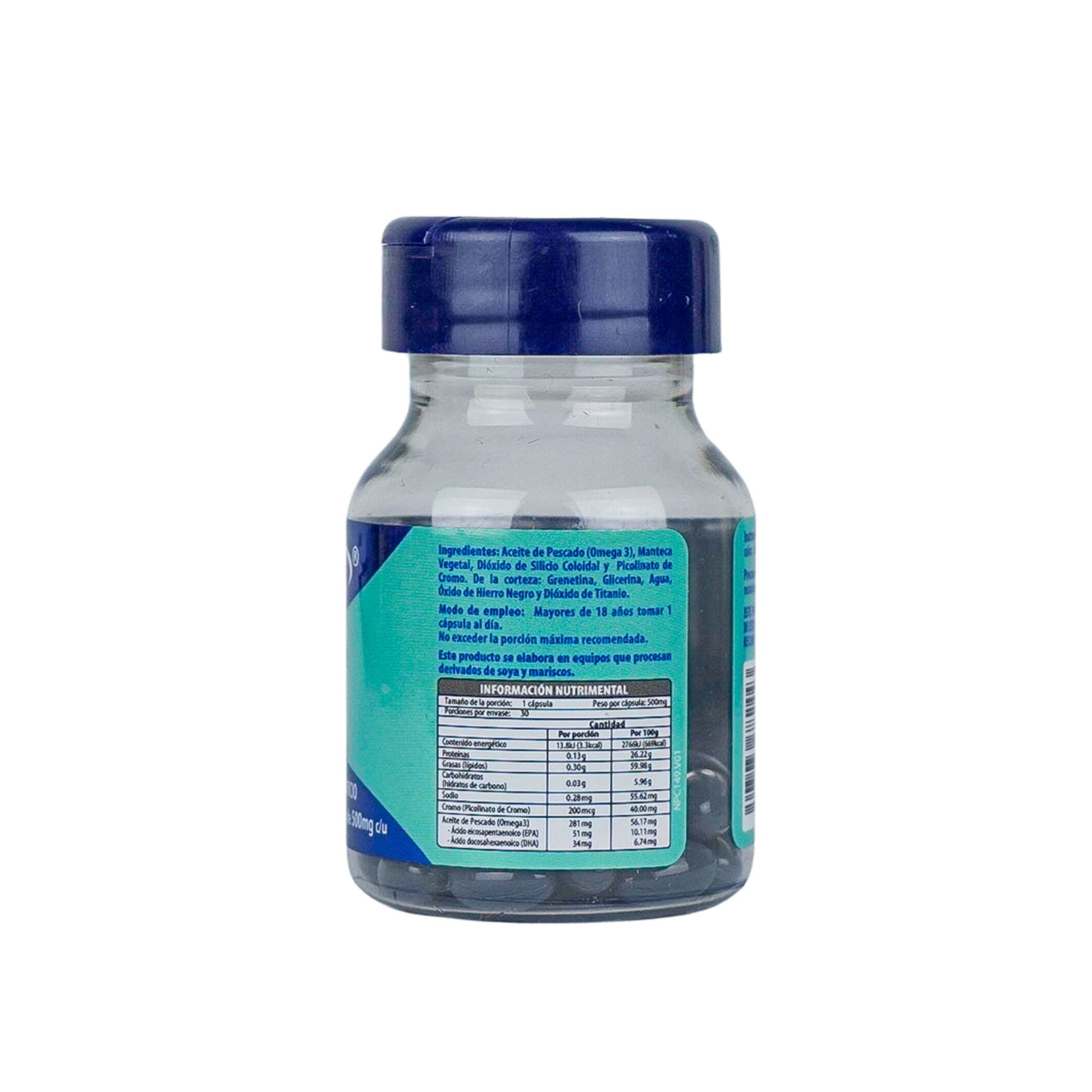 Naturagel | Picolinato de Cromo con Omega 3 | Control de Peso y Mejora Metabólica