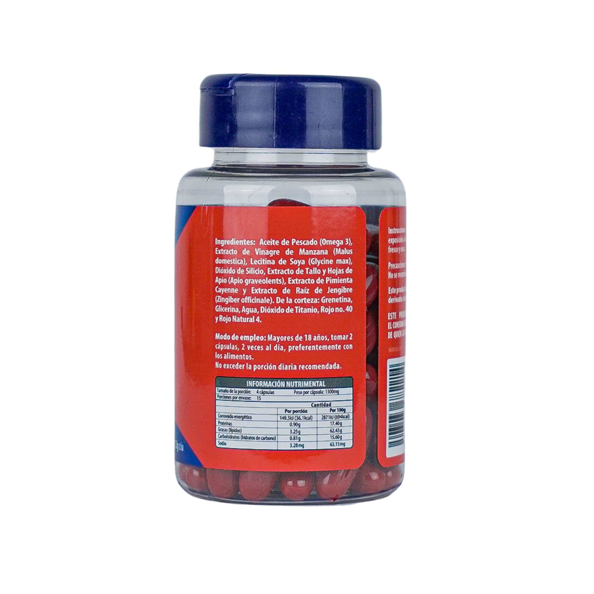 Naturagel | Vinagre de Manzana con Apio, Jengibre y Pimienta Cayenne | Control de Peso y Metabolismo