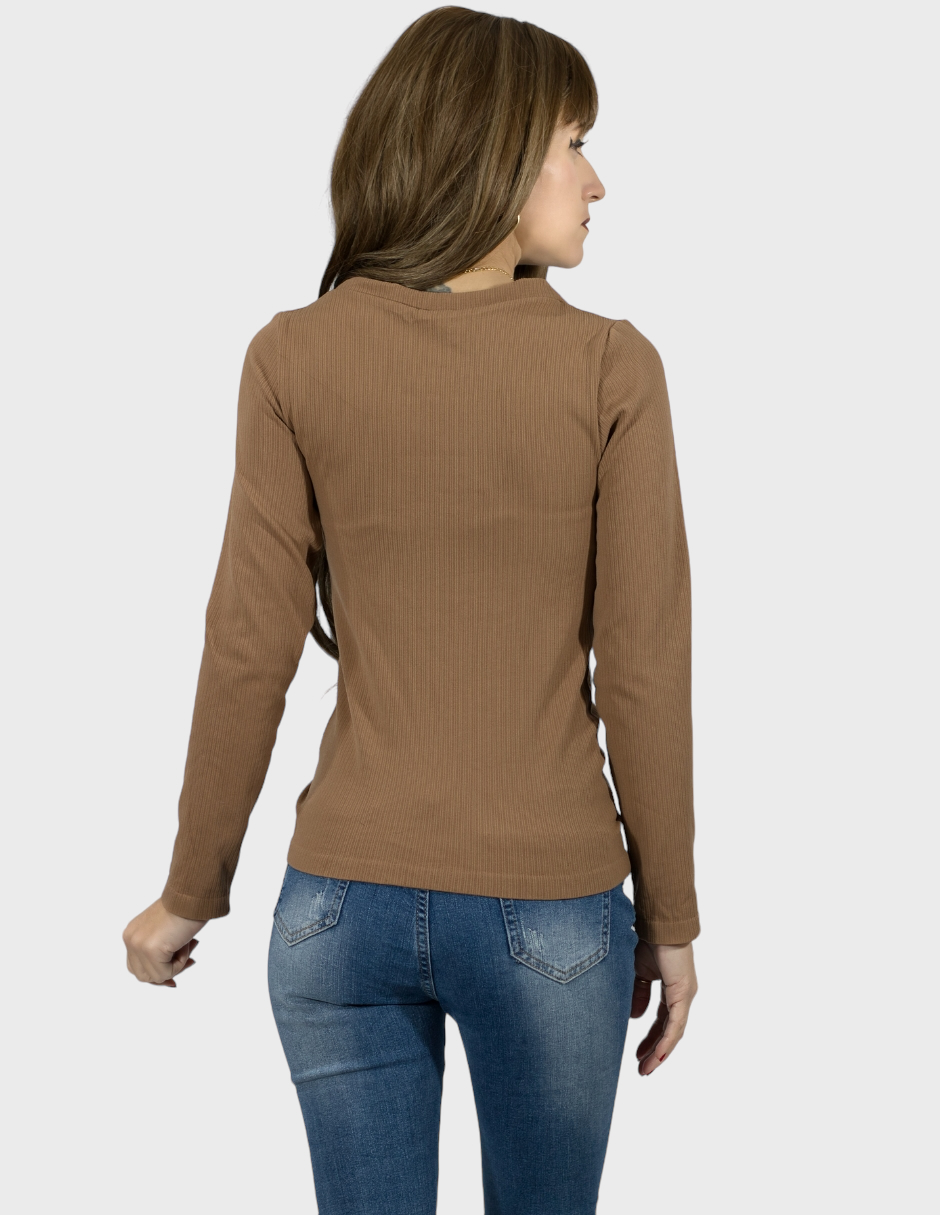 suéter Mujer suéteres Casual Sweater Dama Blusa Manga Largo