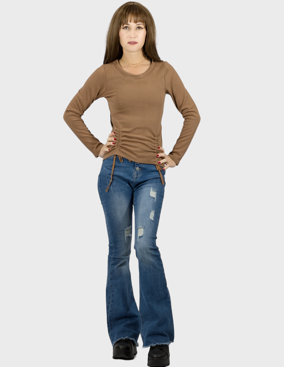 suéter Mujer suéteres Casual Sweater Dama Blusa Manga Largo