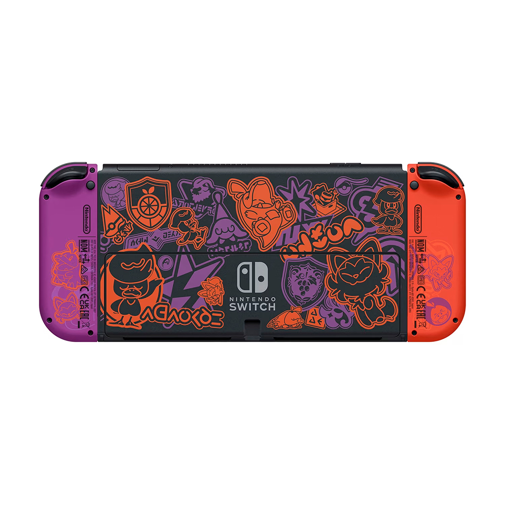 Consola Nintendo Switch OLED Edición Pokémon 64GB Escarlata purpura