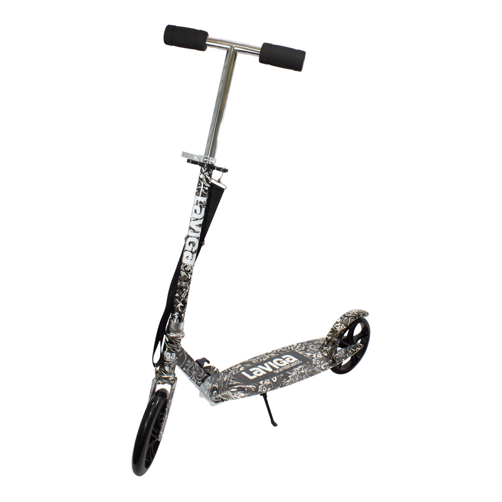 La Merced Scooter Plegable y Ajustable, Patín del Diablo con Manubrio Ajustable y 2 Ruedas, para Niños y Adolescentes