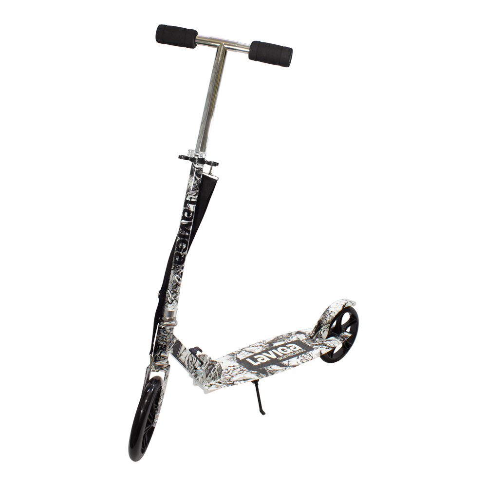 La Merced Scooter Plegable y Ajustable, Patín del Diablo con Manubrio Ajustable y 2 Ruedas, para Niños y Adolescentes