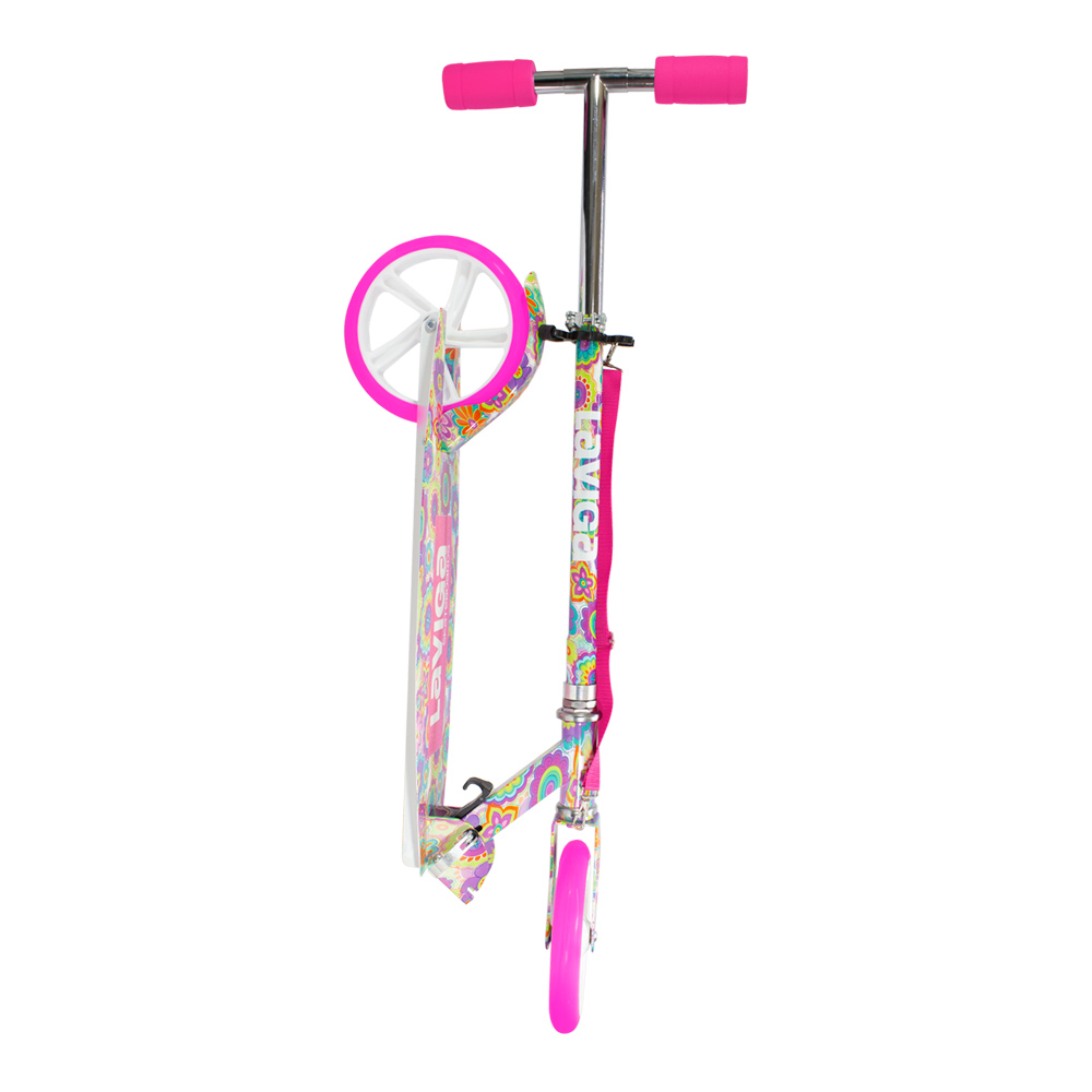 La Merced Scooter Plegable y Ajustable, Patín del Diablo con Manubrio Ajustable y 2 Ruedas, para Niños y Adolescentes