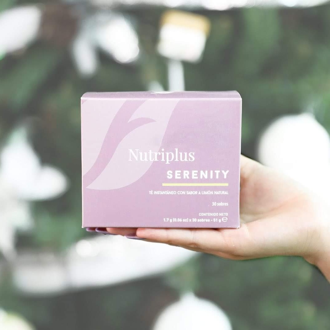 Te Instantáneo Serenity Limón by Farmasi Nutriplus Agua Fría y Caliente.