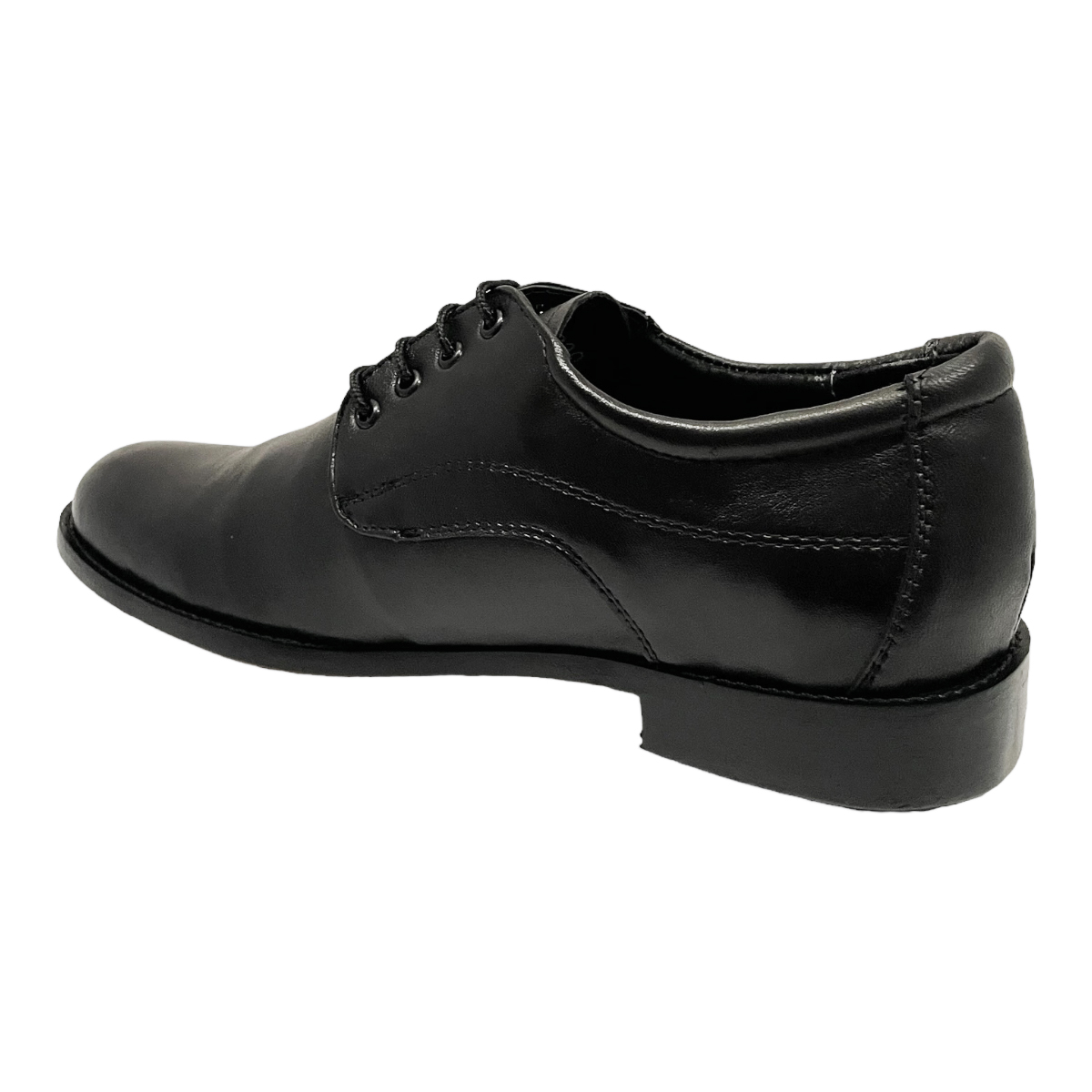 Zapato De Vestir Negros Flex Hombre Piel Suela De Cuero