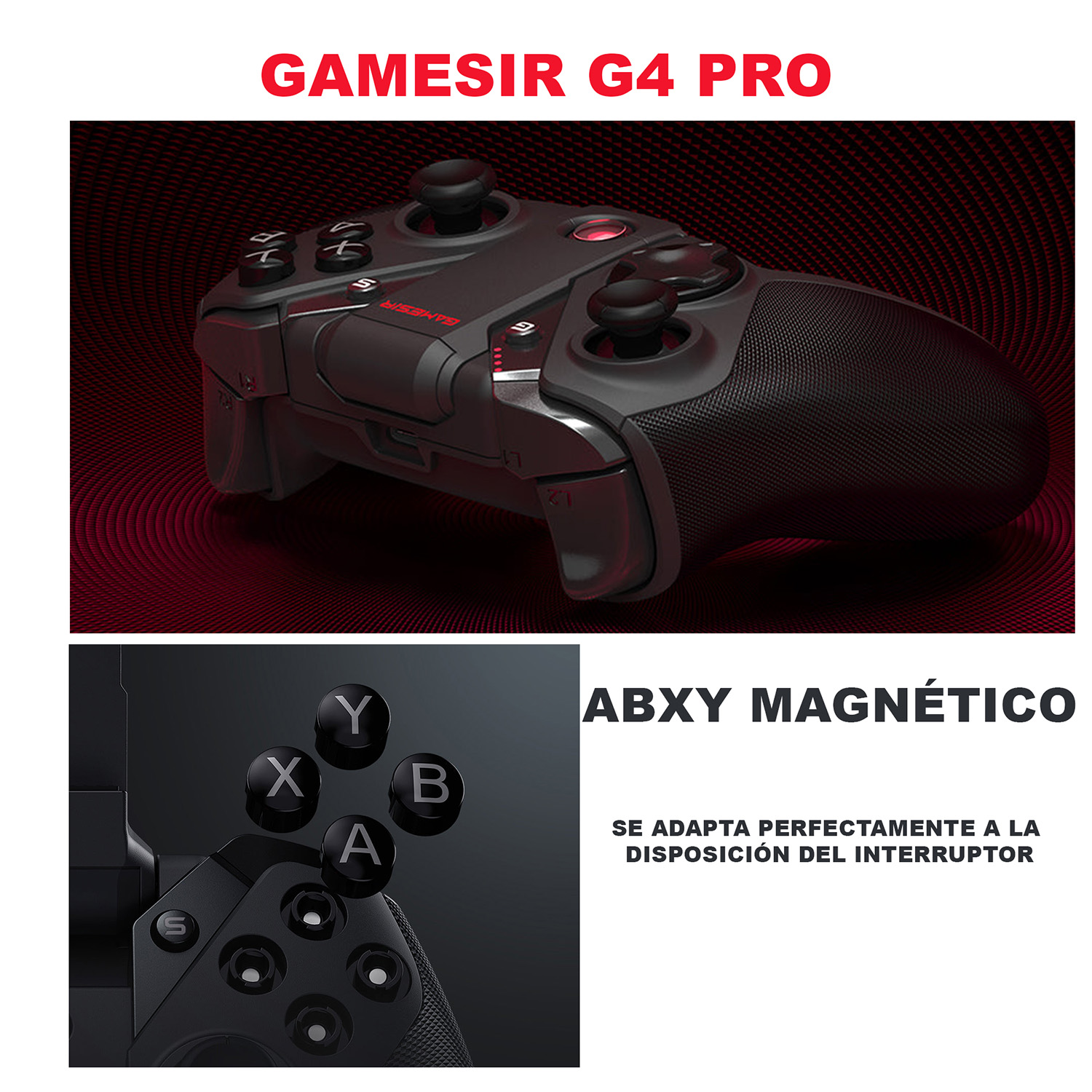 Control Inalámbrico Nintendo Switch Gamesir G4 Pro Android e IOS Gamepad Mando Con Pc