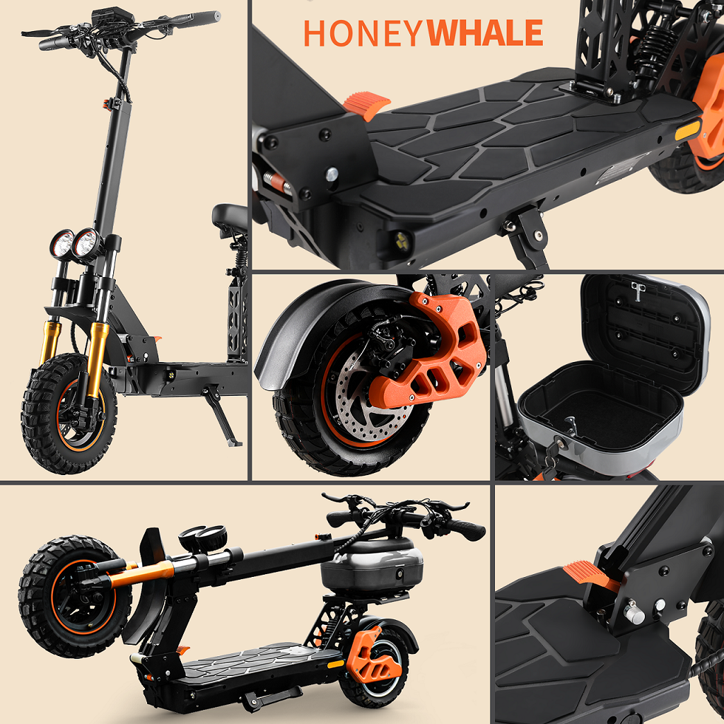 Scooter Eléctrico Honey Whale H3 Negro  