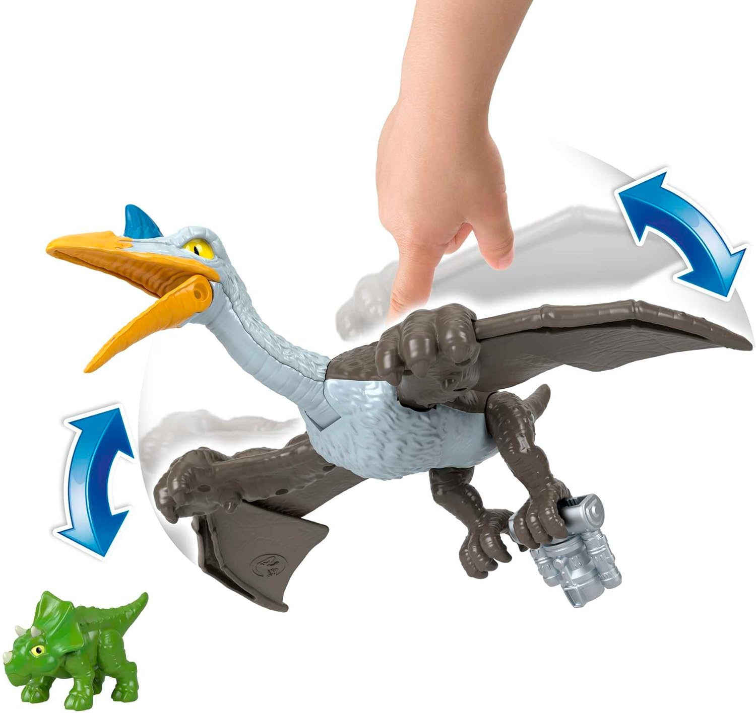 Imaginext Jurassic World Dinosaurio Quetzalcoatlus Volador