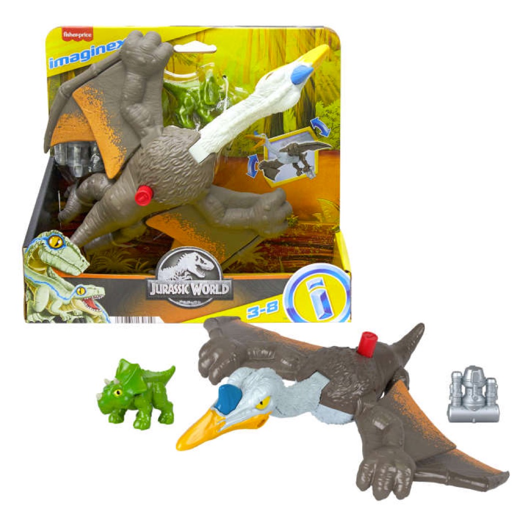 Imaginext Jurassic World Dinosaurio Quetzalcoatlus Volador