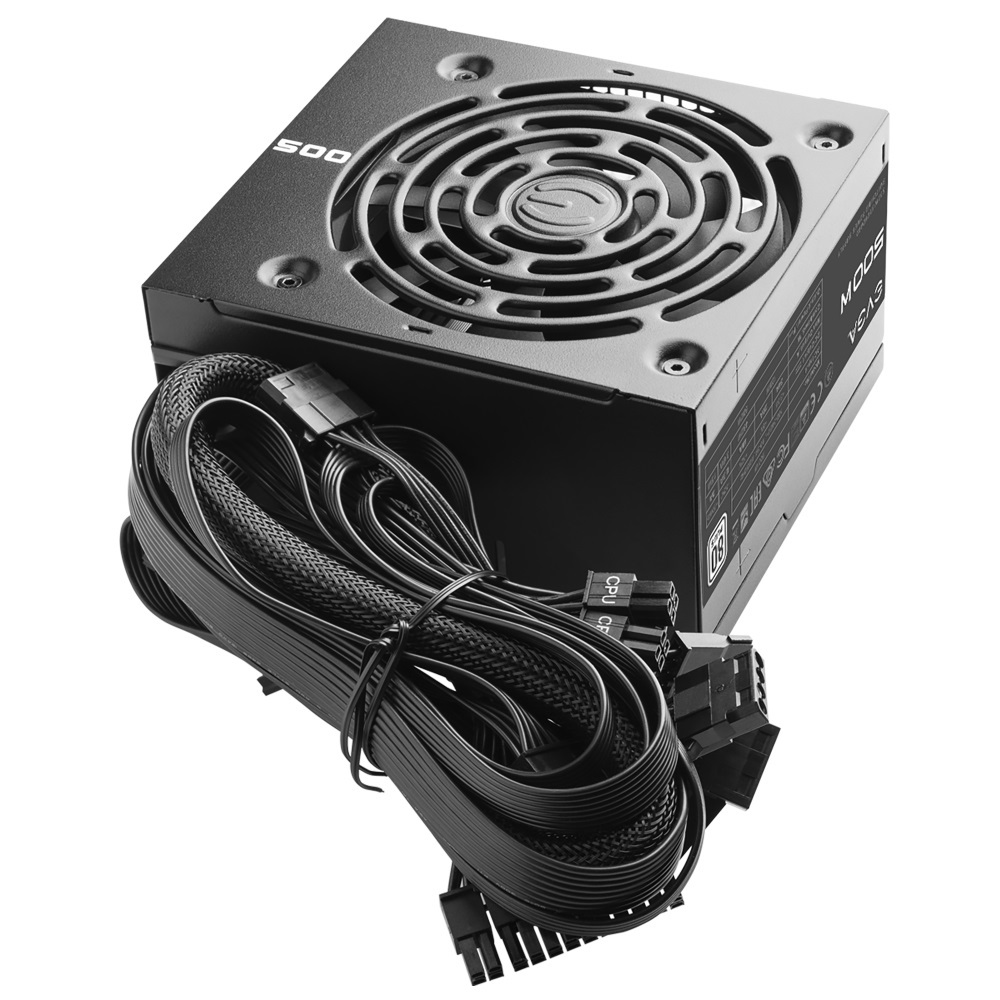 Fuente de Poder EVGA 100-W1-0500-KR 80 PLUS, ATX, 120mm, 500W