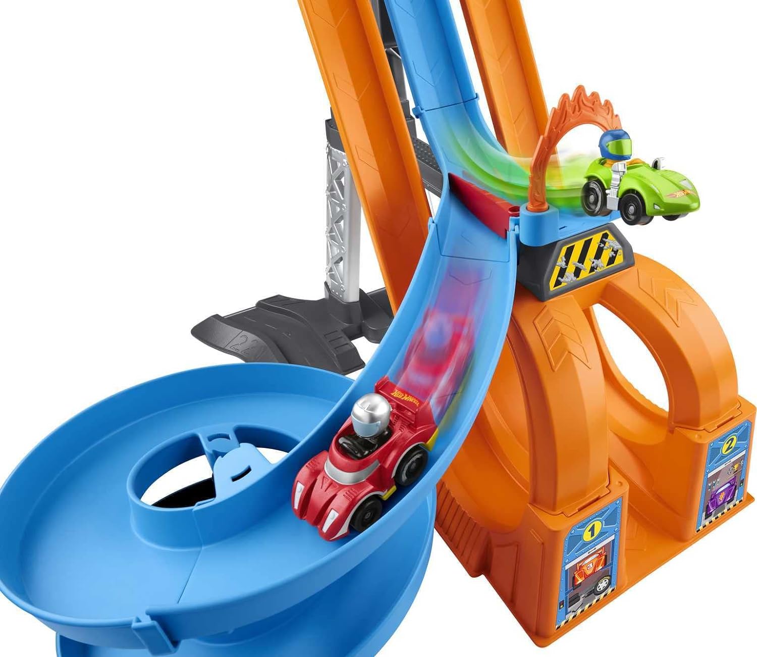 LITTLE PEOPLE Fisher-price Pista De Carreras Hot Wheels
