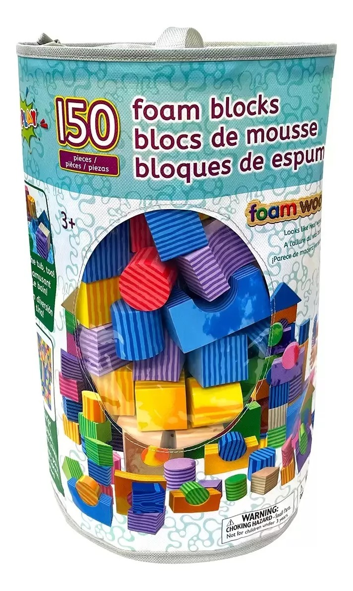 Bloques Foam 150 Piezas Juego Didactico Funplay