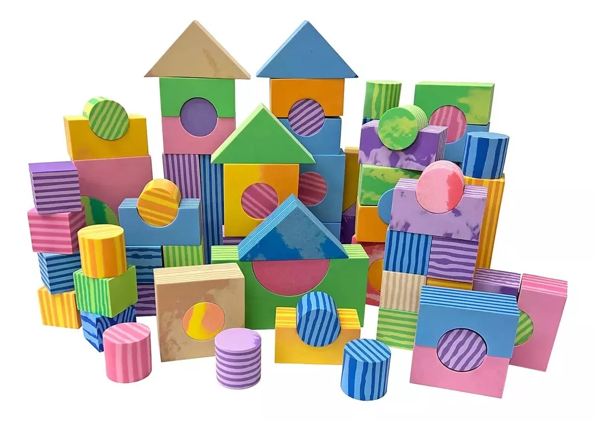 Bloques Foam 150 Piezas Juego Didactico Funplay