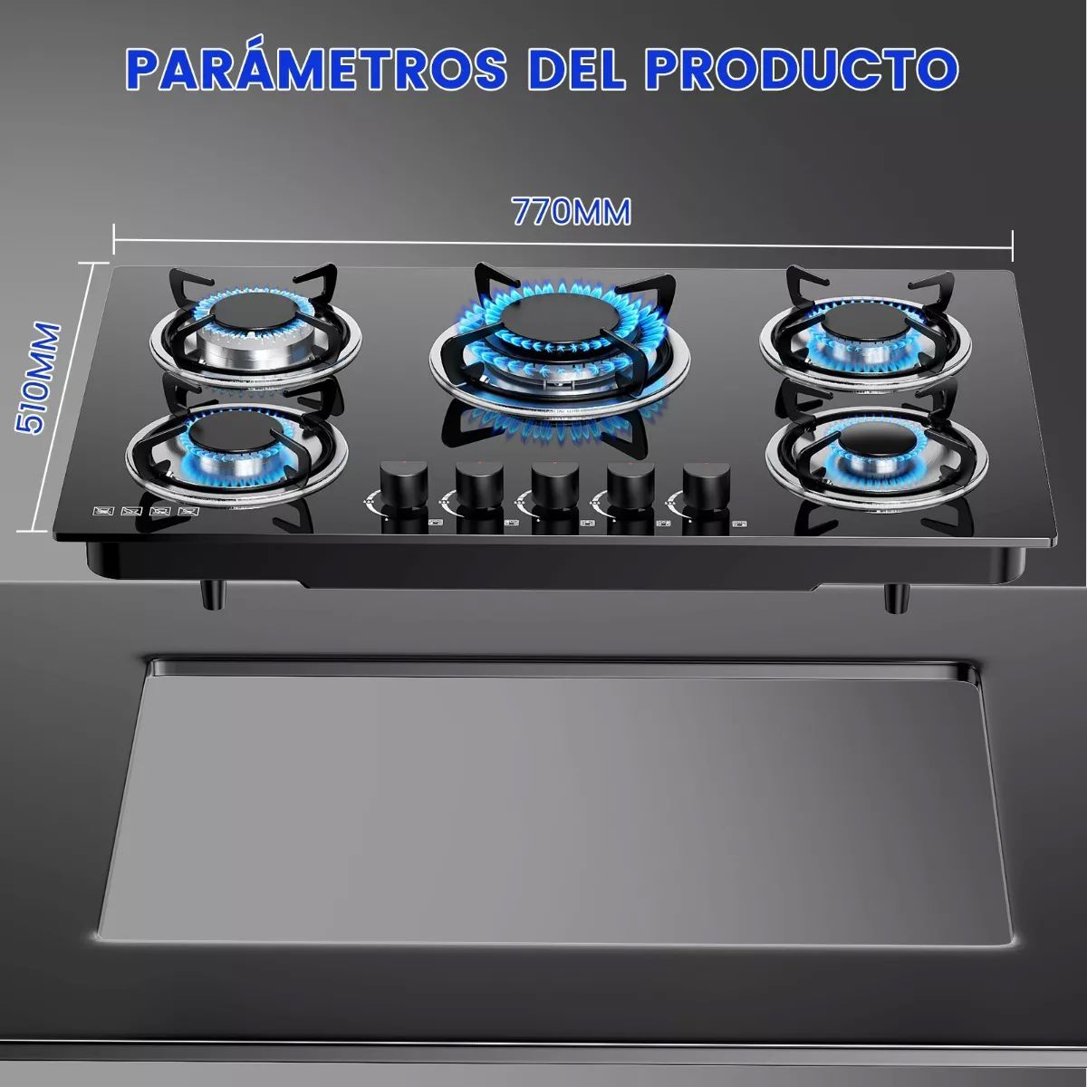 Parrilla A Gas Universal Inteligente Para Uso Doméstico