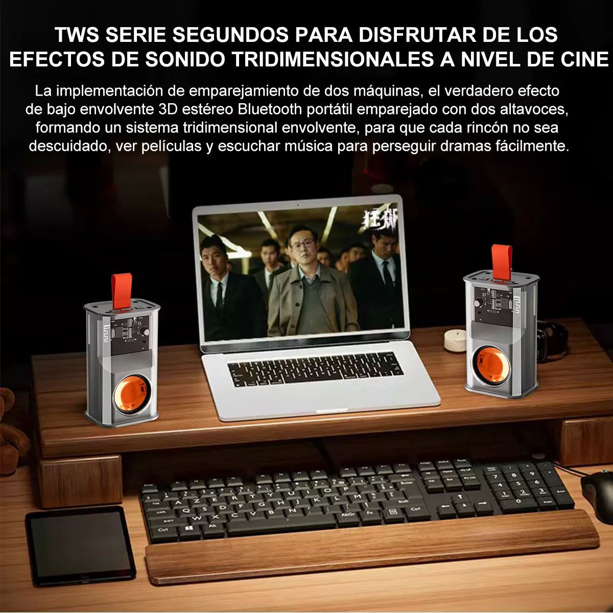 Bocinas Pc Inalambricas Bluetooth 5.1 Subwoofer Altavoces