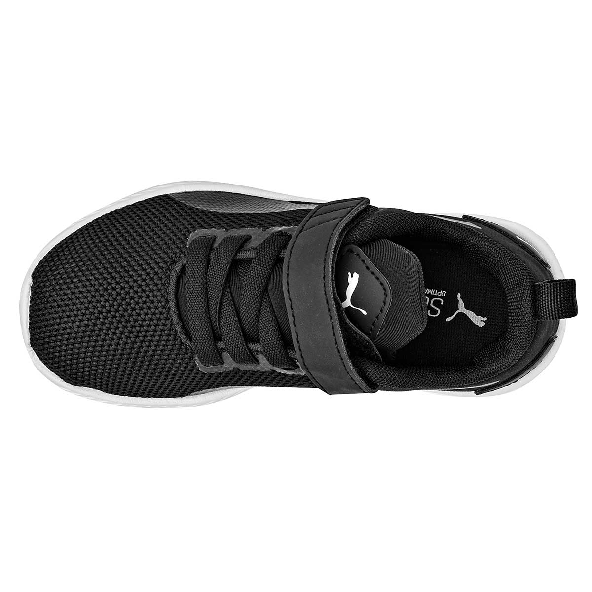 Tenis Puma 19292901 Negro 17 al 21 sin medios  A1