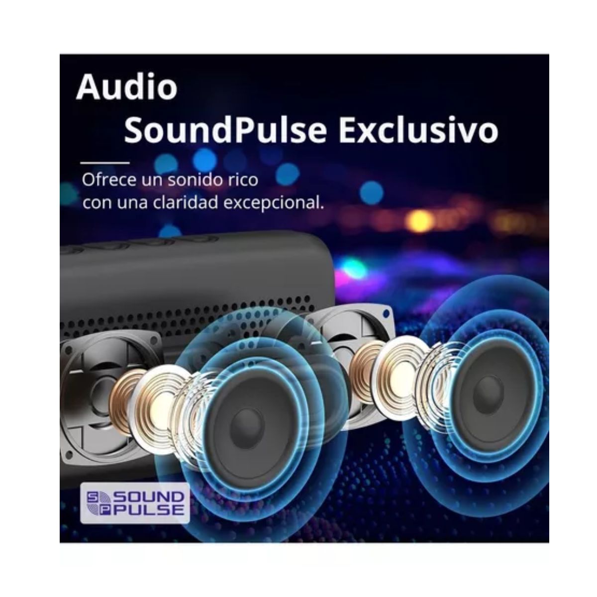 Bocina Tronsmart Trip Portátil Con Bluetooth 5.3 P/Color Negro