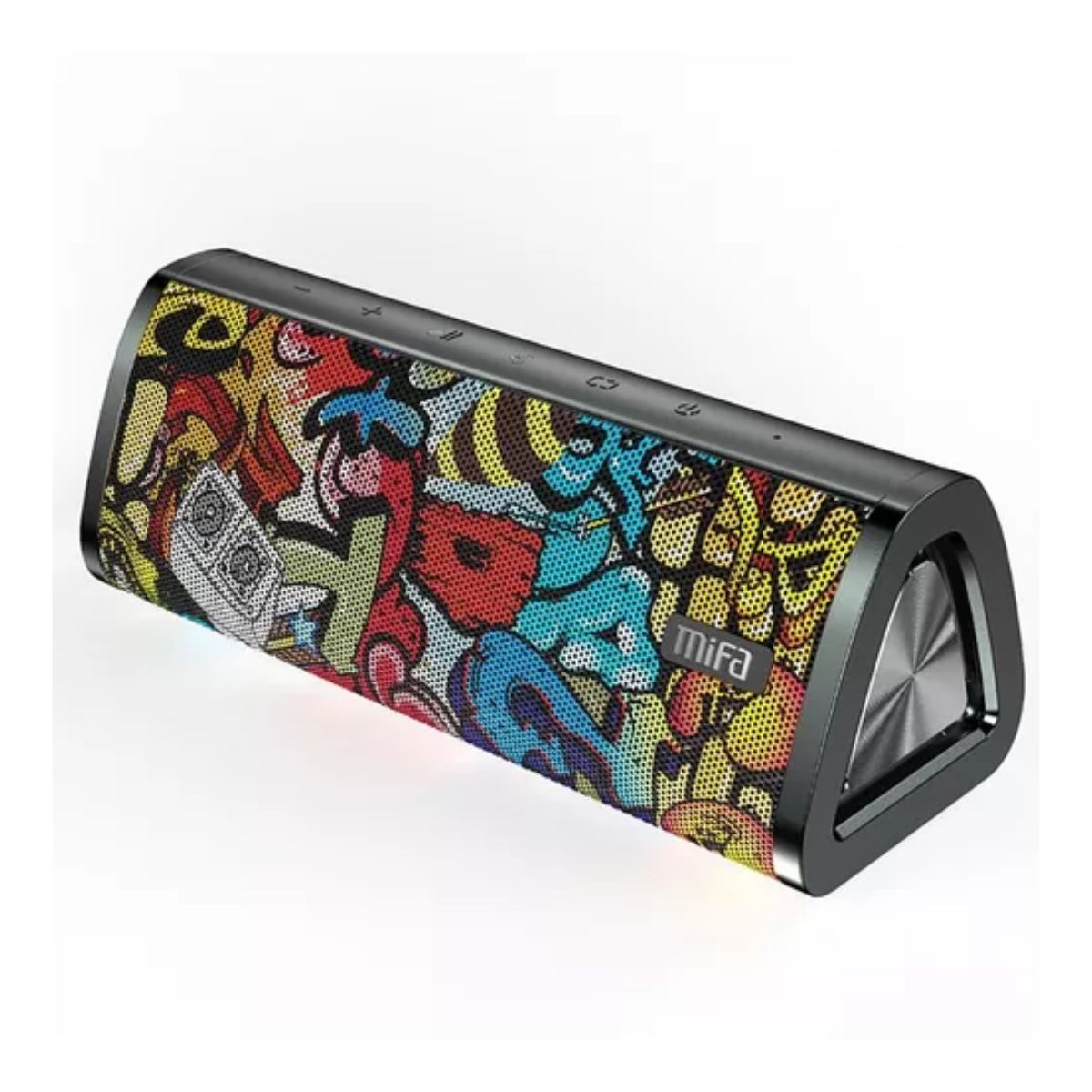 Bocina Mifa A10+ Portátil Recargable Estéreo Con Bluetooth Graffiti