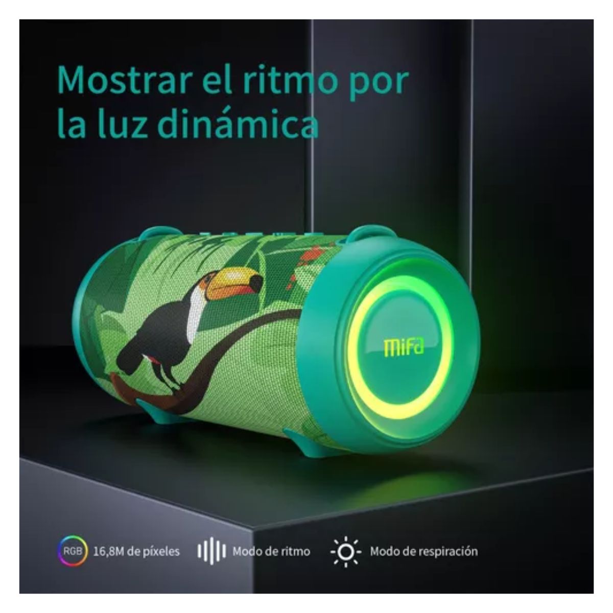 Bocina Mifa A90 Portátil Ip67 Con Bluetooth Bassup Tws Tucán