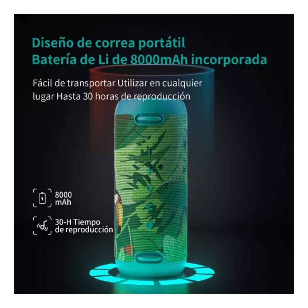 Bocina Mifa A90 Portátil Ip67 Con Bluetooth Bassup Tws Tucán