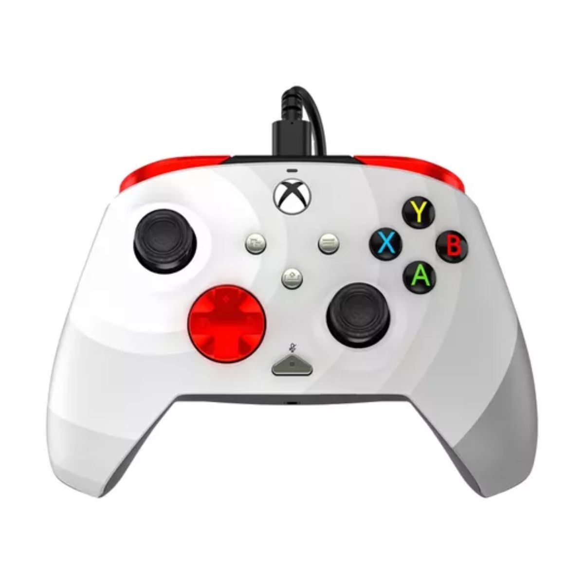 Rematch Xbox Wired Controler Accs Radial White Blanco/Rojo