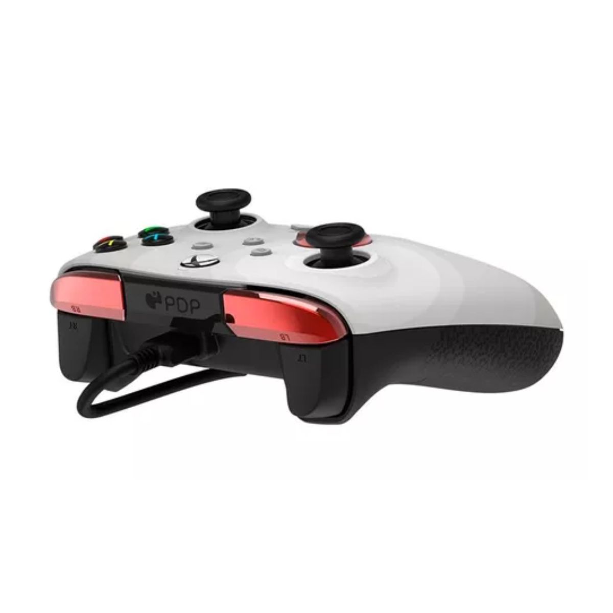 Rematch Xbox Wired Controler Accs Radial White Blanco/Rojo