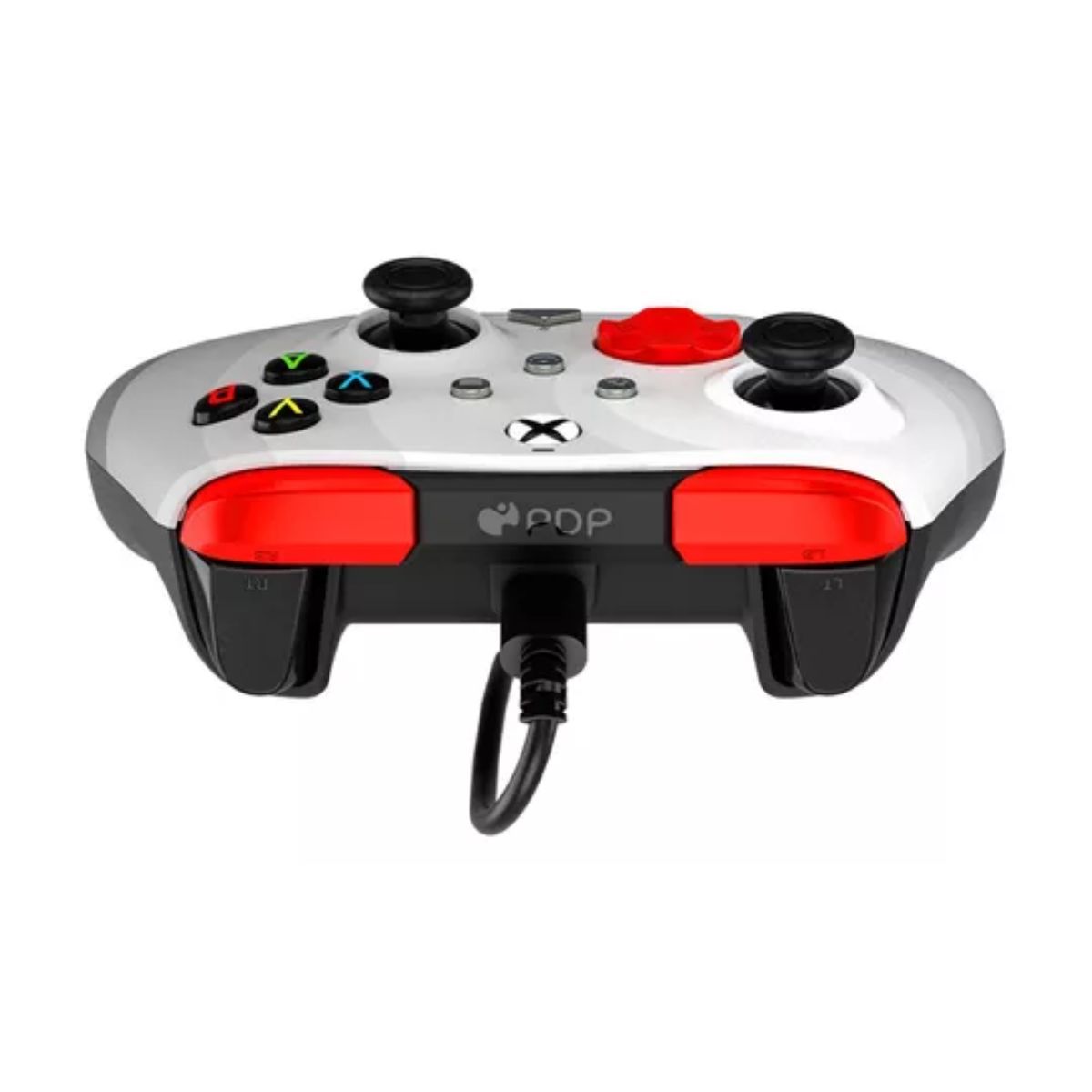 Rematch Xbox Wired Controler Accs Radial White Blanco/Rojo