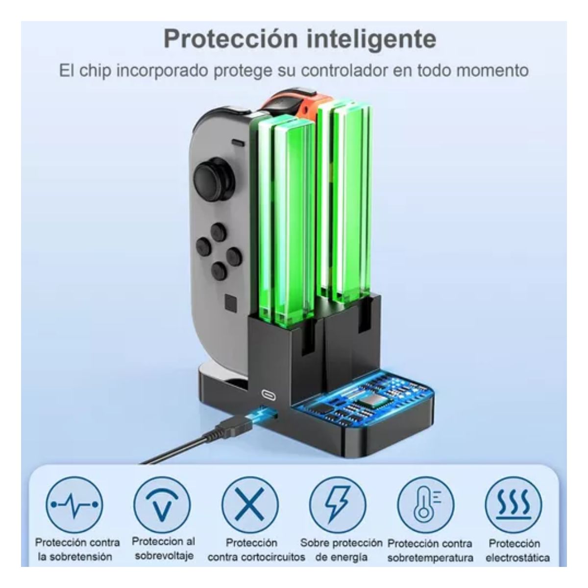 Cargador Dual para Controles Inalámbricos Bionik / PlayStation 5, Accesorios, PlayStation, Gamers y Descargables, Todas, Categoría