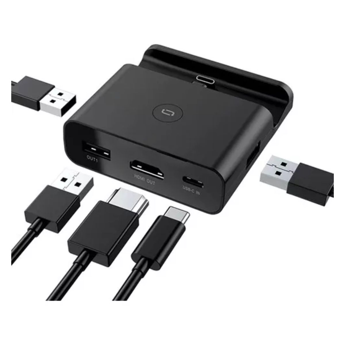 Base De Tv 4k Para Nintendo Switch/ Oled Negro