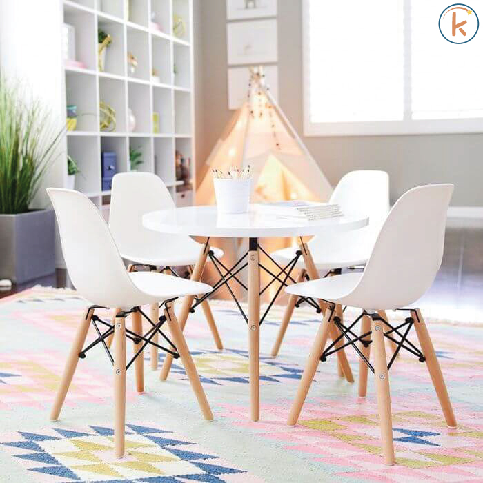 Mesa Eames Infantil para Niños pequeños Y Niñas pequeñas DUDUK