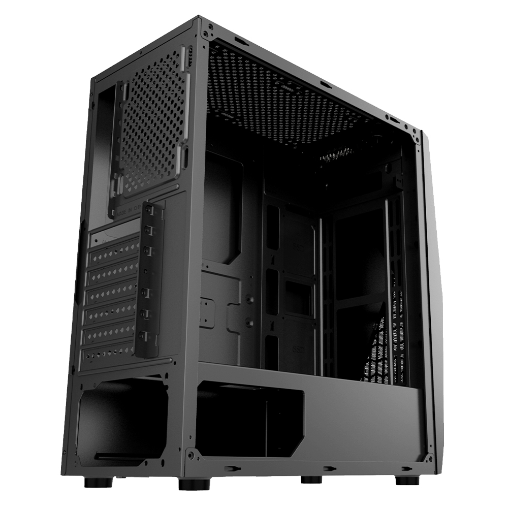 Gabinete XZEAL XZ120 con Ventana RGB, Tower, ATX/Micro ATX/Mini-ATX, USB 2.0/3.0, sin Fuente, 3 Ventiladores RGB Incluidos, Negro