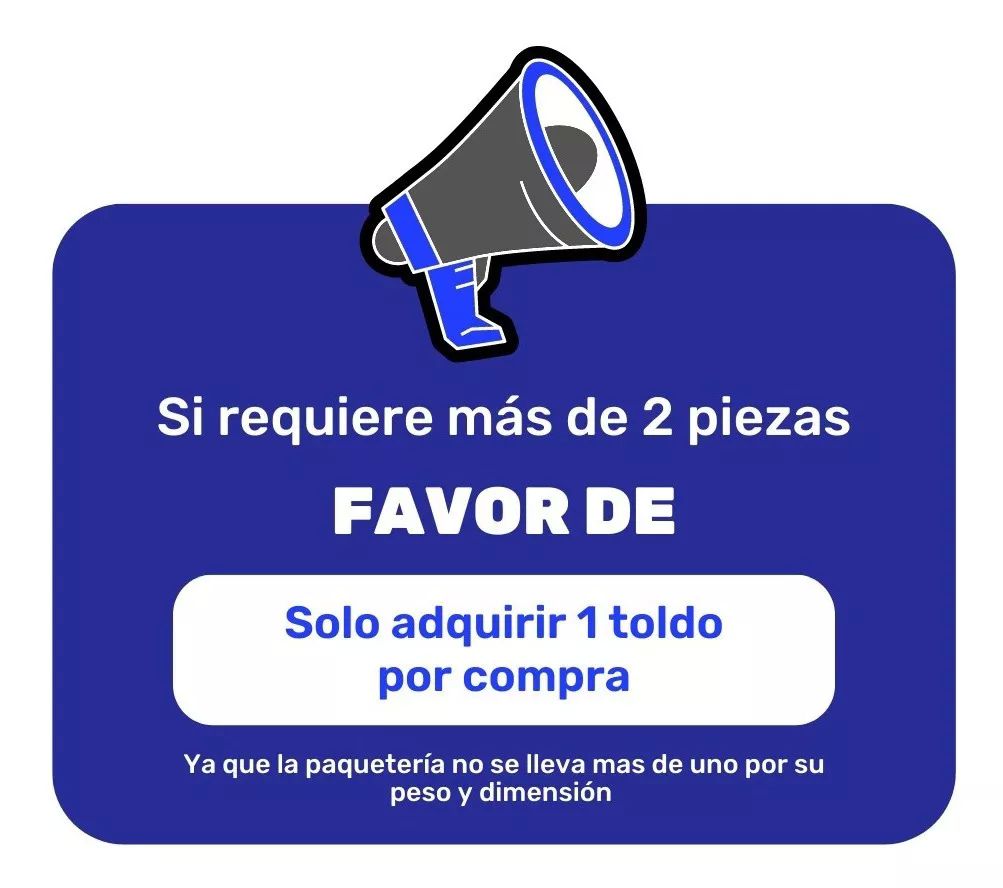 Carpa Toldo 3x3 Reforzado Plegable Impermeable color BLANCO.