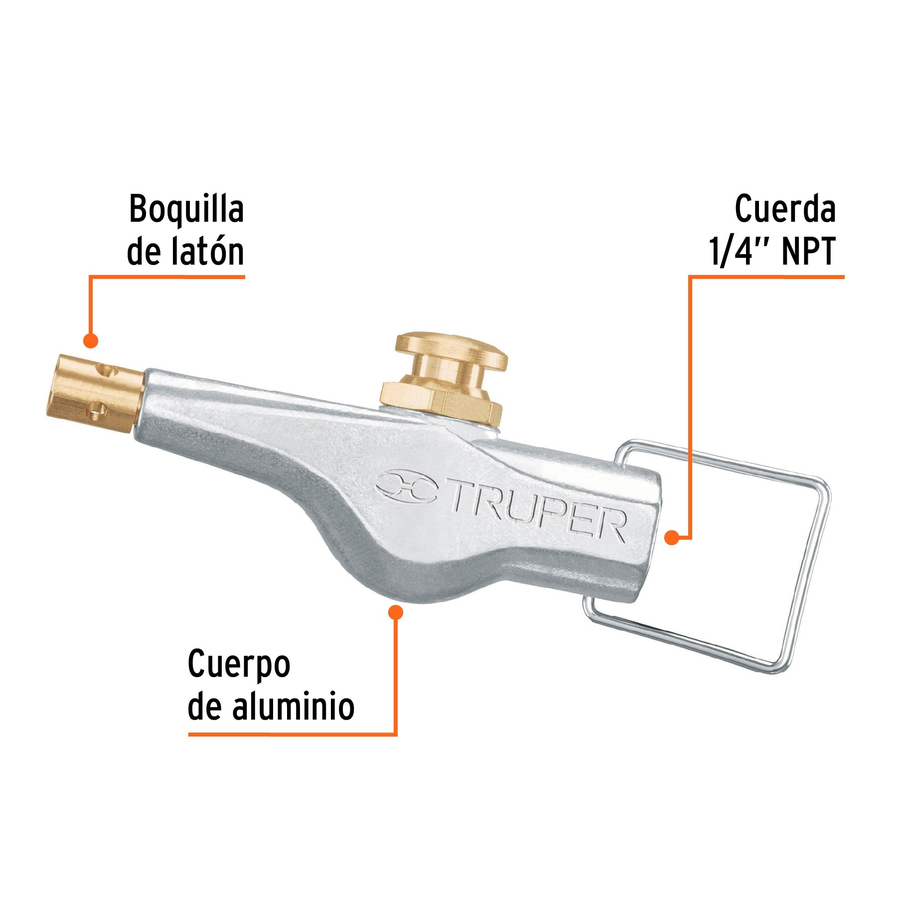 SOPLETE DE AIRE TIPO M, TRUPER 19195