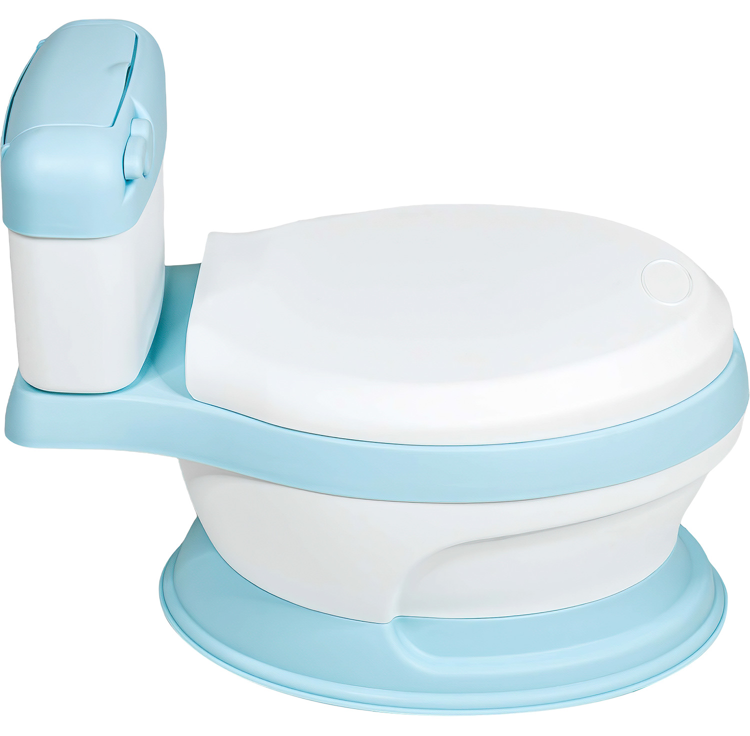 Bacinica Bañito Entrenador Niños Baño Asiento Acojinado Azul