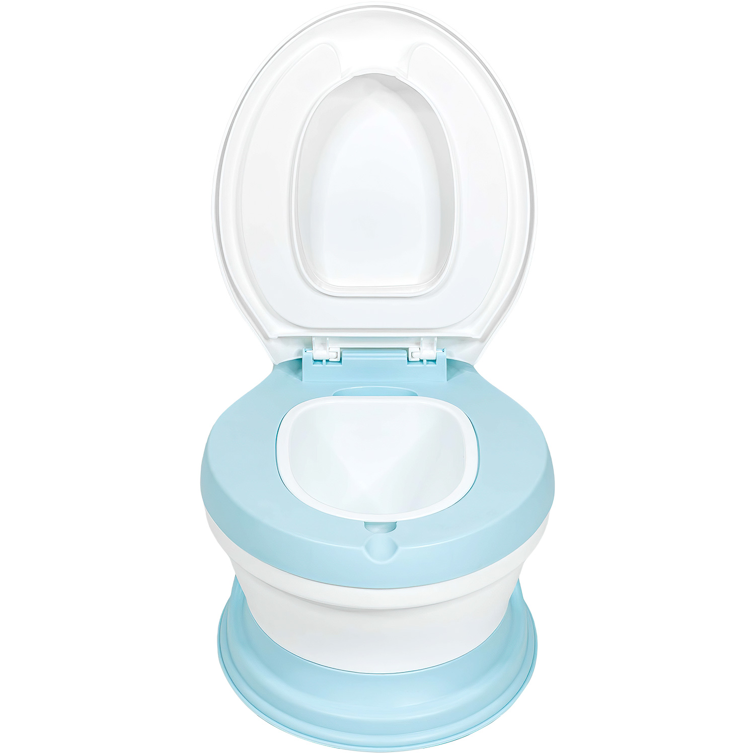 Bacinica Bañito Entrenador Niños Baño Asiento Acojinado Azul