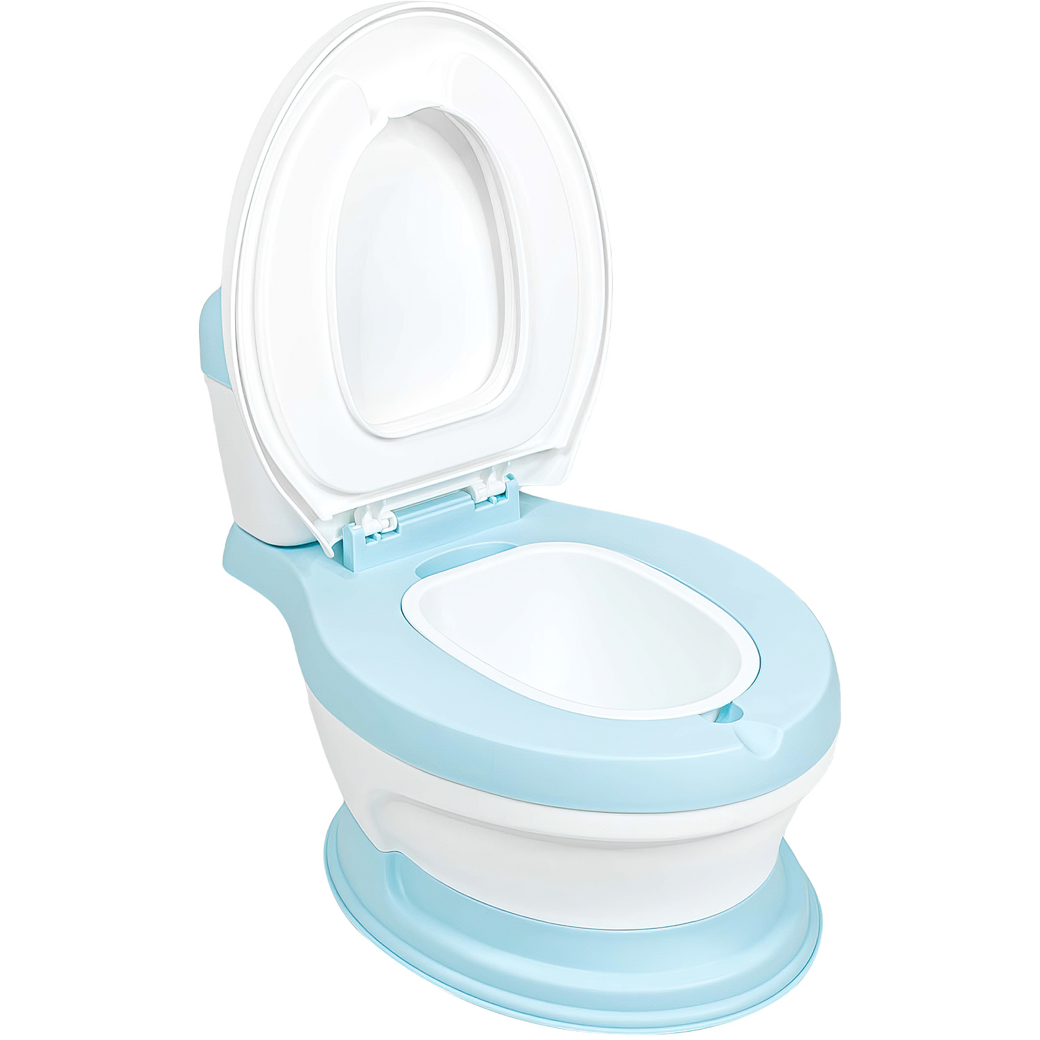 Bacinica Bañito Entrenador Niños Baño Asiento Acojinado Azul