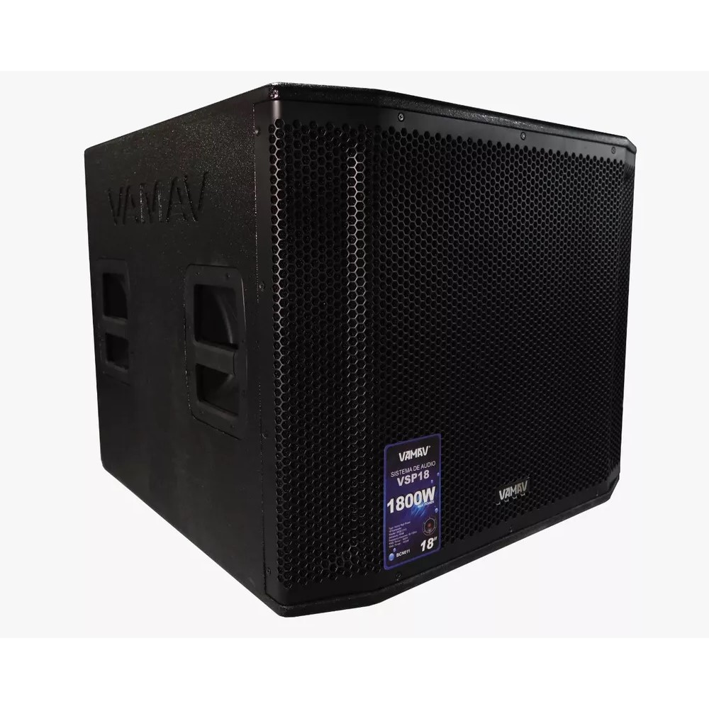 Subwoofer activo VAMAV VSP18 900w rms 18 pulgadas 