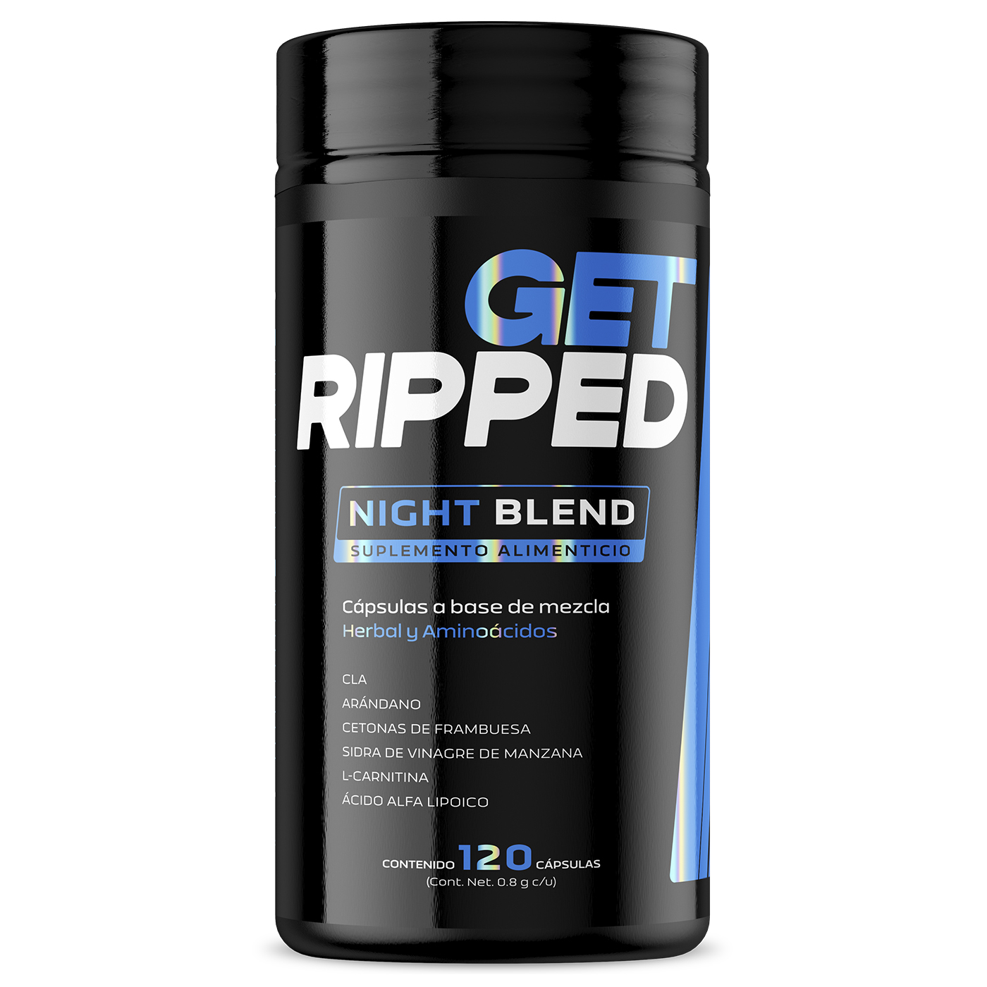 Night Blend Fórmula Nocturna 120 Capsulas Get Ripped.