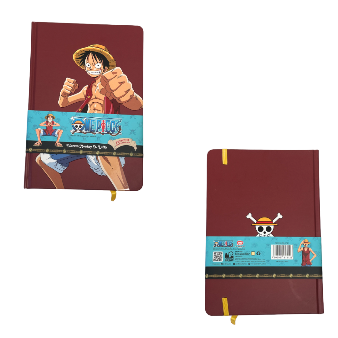 Libreta Monkey D. Luffy - One Piece - Geek Industry.
