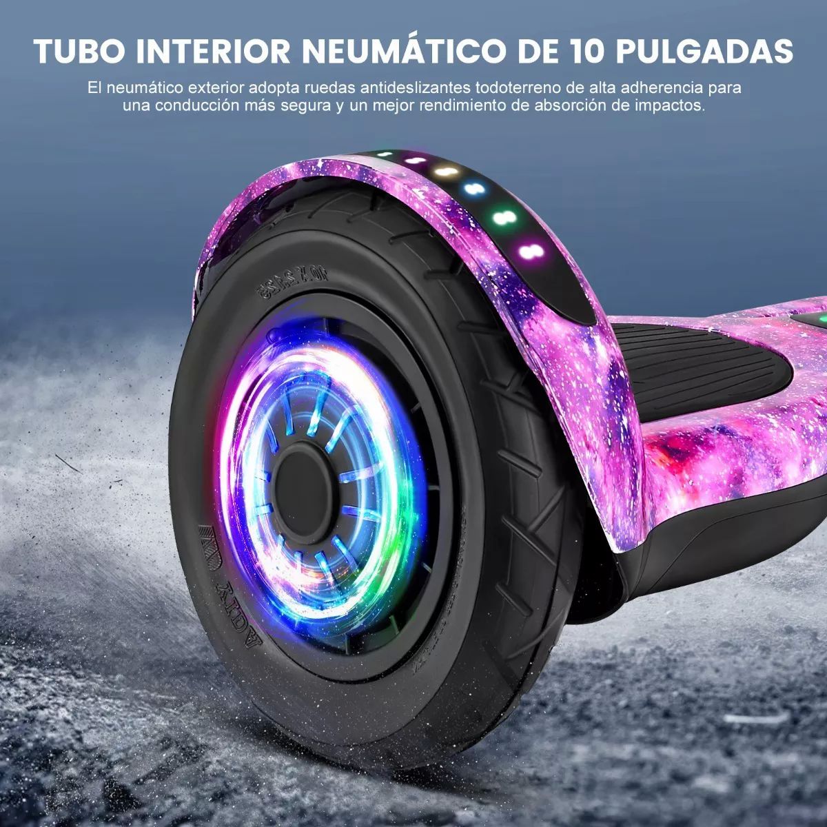 Hoverboard Patineta Electrica Barata Bluetooth Con Luz Led.
